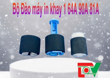 Bộ kéo giấy khay 1 máy in sử dụng hộp mực 64A 90A 81A, Giá Full VAT